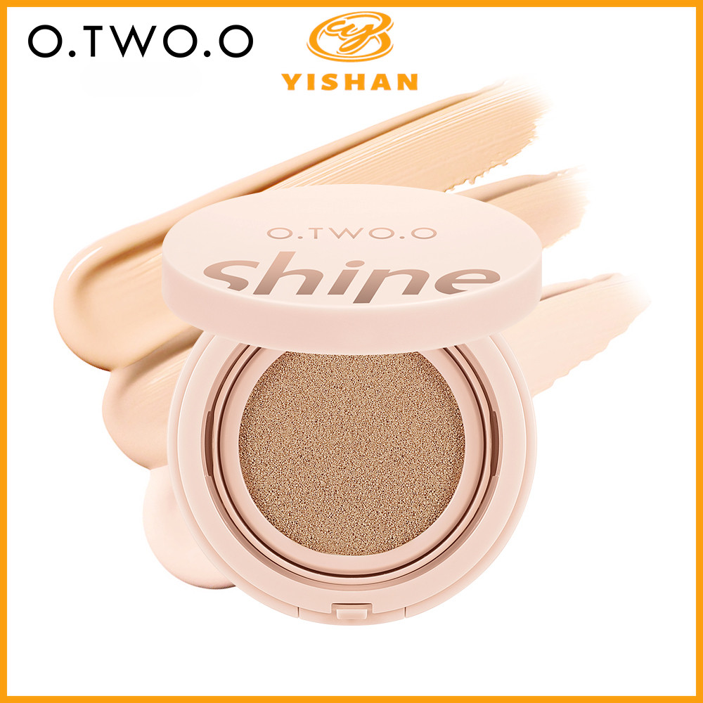 O.two.o Air Cushion BB Cream 3 màu Bảo hiểm đầy đủ Chống thấm nước Đệm che khuyết điểm lâu trôi Tran