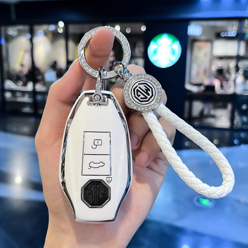 Thích hợp cho 2023 MG7 Chìa Khóa 23 Mới MG7 Xe Điều Khiển Từ Xa Túi Chìa Khóa MG7 Móc Khóa 5JPJ