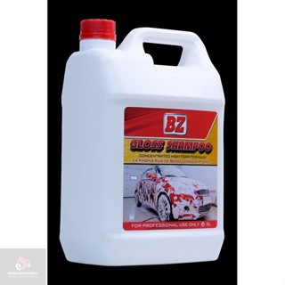  Xà bông BZ can 5L nước rửa xe Gloss Shampoo thế hệ mới siêu bọt rửa cực sạch công nghệ châu âu mùi thơm nhẹ. 