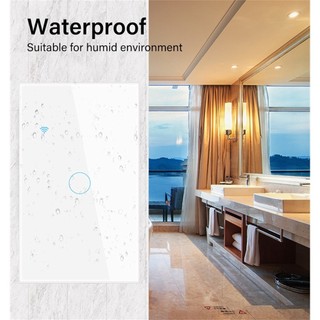 Công tắc thông minh WIFI+RF433 TUYA mặt cảm ứng điều khiển từ xa qua điện thoại