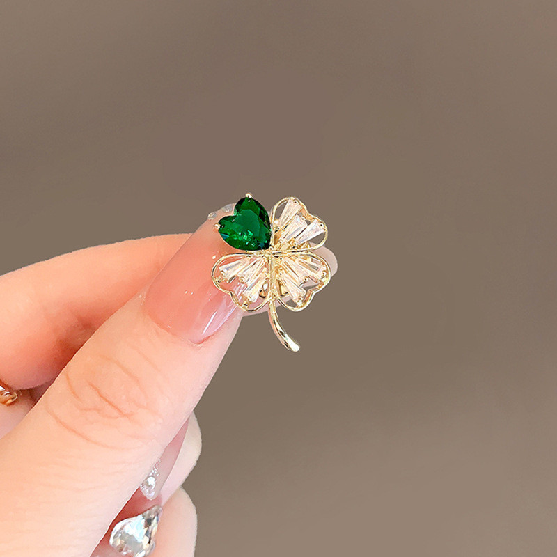 Clover Clover Clover Clover Trâm Phụ kiện quần áo cố định