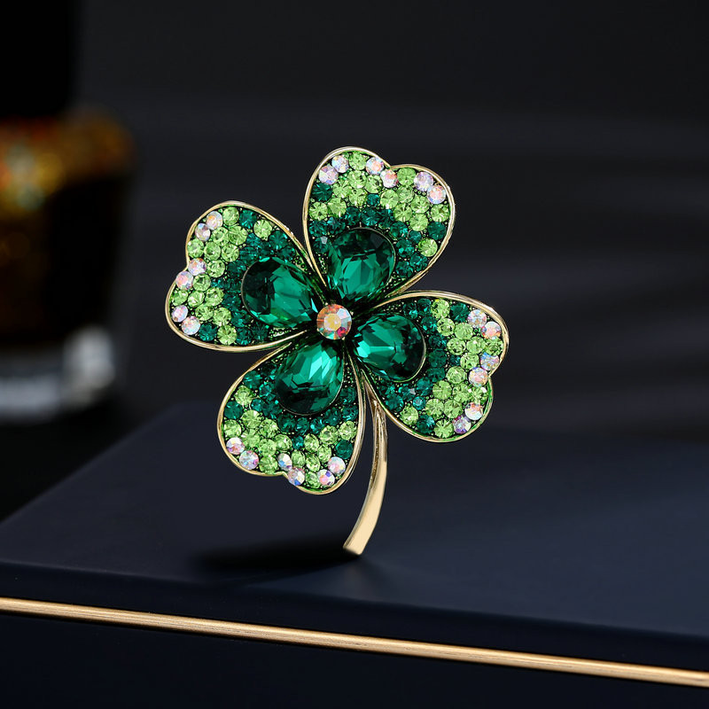 Clover Clover Clover Clover Trâm Phụ kiện quần áo cố định