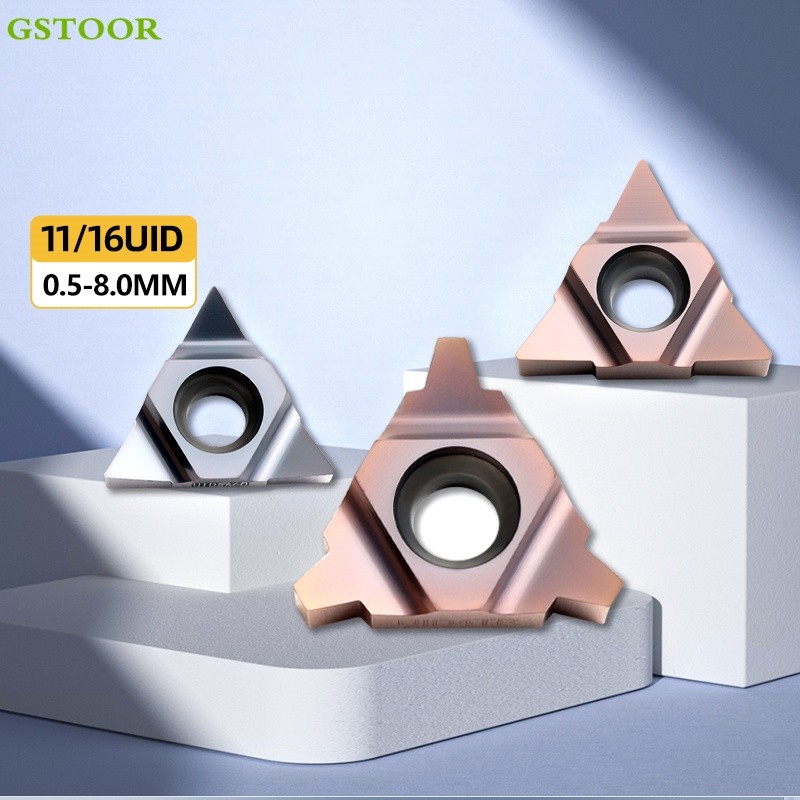 10 Chiếc 11UID 16UID 5501 5502 6001 6002 6003 Lỗ Sâu Ren Phay Dụng Cụ Tiện CNC Máy Tiện Cắt Picth 0.