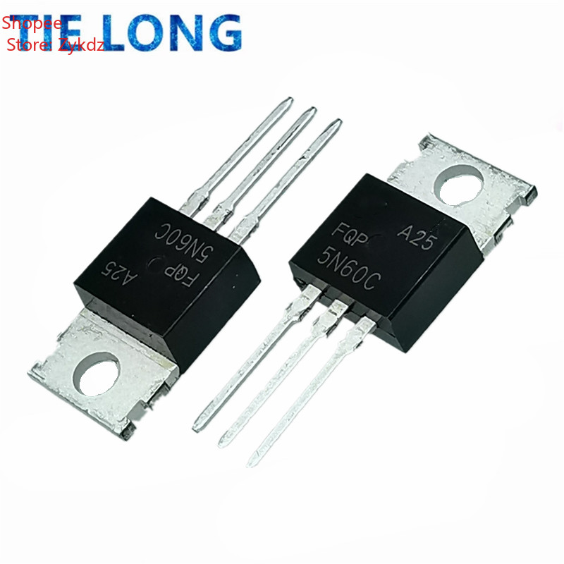 10 CÁI FQP5N60C TO-220 5N60C 5N60 TO220 IC Transistor