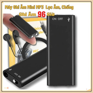   Hỏa Tốc Máy Ghi Âm Mini MP3  Lọc Âm – Siêu Nhỏ  Tặng kèm tai nghe  