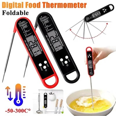 Nhiệt kế thịt kỹ thuật số Fonken để nấu nhiệt kế nhà bếp có giữ nhiệt kế thực phẩm đọc tức thì nhanh