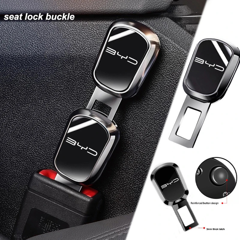 BYD F3 E6 Atto 3 nhân dân tệ cộng với nhạc Max F0 G3 I3 E3 Qin Han Khóa dây an toàn ô tô kẹp một nút