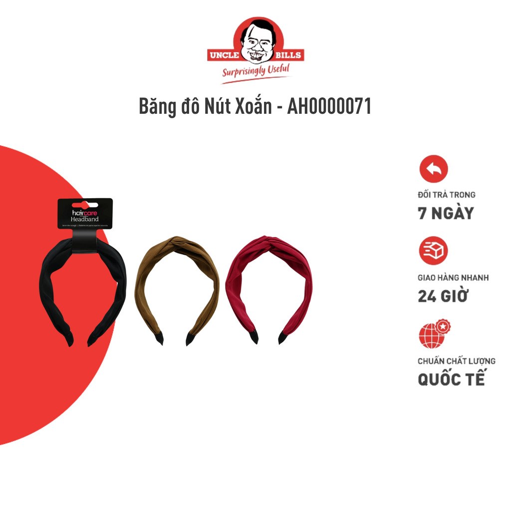 Băng đô Thiết kế Nút Xoắn Nhiều Màu UNCLE BILL - AH0000071
