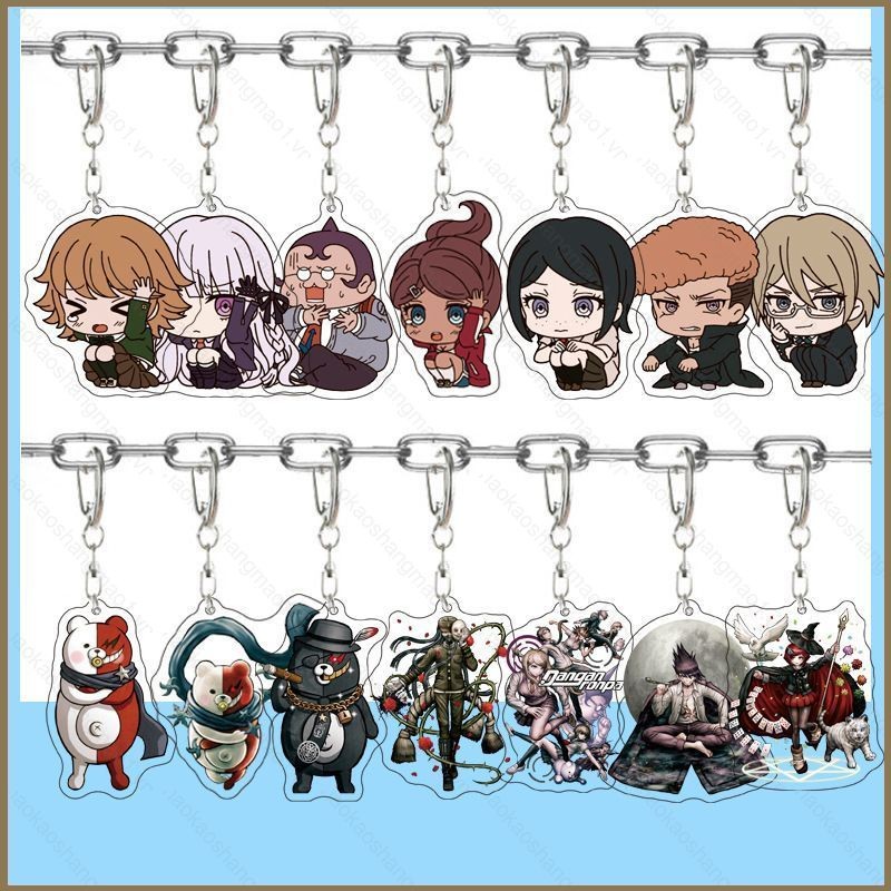 HK1 Danganronpa Togami Byakuya Acrylic Móc Khóa Mặt Dây Chuyền Ba Lô Phụ Kiện Anime Ngoại Vi KH1