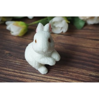 Khuôn Silicon Con Thỏ chắp tay 1 mảnh 7cm