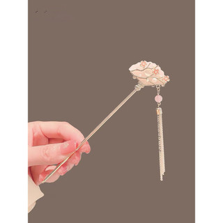 Cổ Xưa Kẹp Tóc Cô Dâu Phụ Kiện Tóc Fritillary Plum Blossom Tua Rua Kẹp Tóc Nữ Cao Cấp Đơn Giản Phụ Kiện Tóc Cổ Hình Quạt Kẹp Tóc Tinh Tế Hanfu