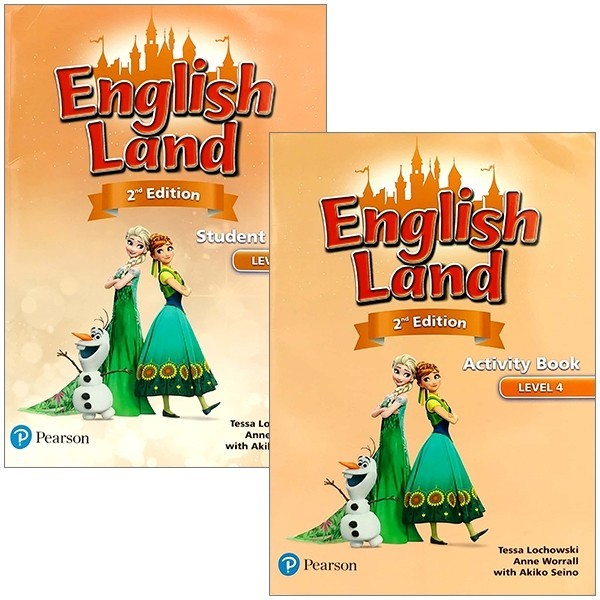 Sách - English Land (2nd Edition) Level 4: Student Book + Activity Book With CDs