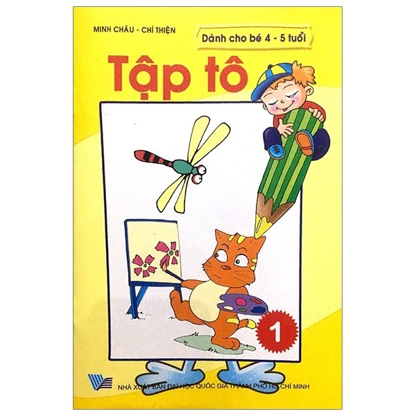 Sách - Tập Tô - Tập 1 (Dành Cho Bé 4-5 Tuổi)
