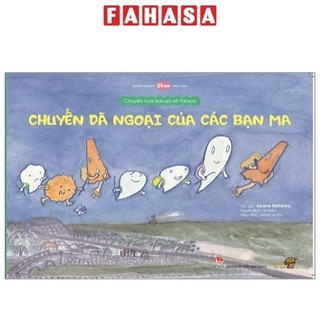 Sách ehon - mọt sách mogu - chuyện của sakupi và taropo: chuyến dã ngoại của các bạn ma
