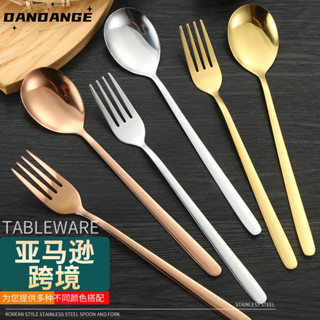 DANDANGE muỗng muỗng inox Bộ Đũa Thìa 0B9A6912877862B 29Z240718