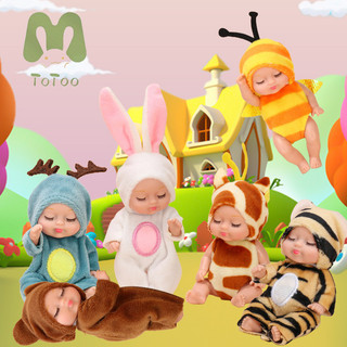 ToToo Mô phỏng búp bê ngủ Búp bê tái sinh Đồ chơi trẻ em Bộ hộp quà tặng