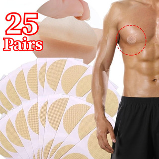25 Cặp Dùng Một Lần Tự Dính Nam Núm Vú Bảo Vệ / Chạy Chống Mồ Hôi Vô Hình Chống Ma Sát Núm Vú Miếng Dán Ngực