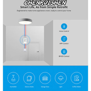 CHENRUISEN hàng Có Sẵn wifi Rf R2 Công Tắc Thông Minh Sonoff Ewelink Basic Rfr2