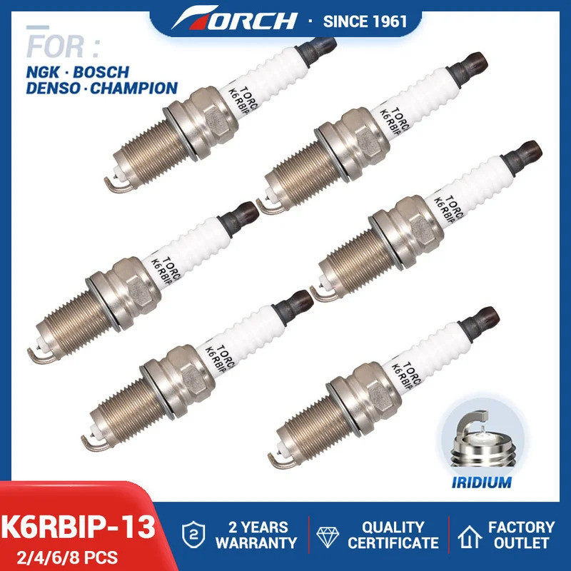 1-8 Chiếc Nến Thay Thế Cho IZFR6K13 (6774) Denso SKJ20DR-M13 HONDA 9807B-56A7W Iridium Platinum Bugi