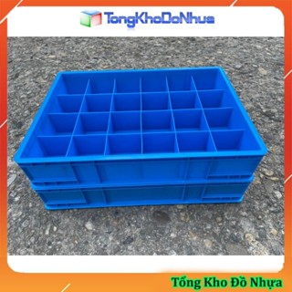 Khay Nhựa 24 ngăn kích thước 440*320*84mm  Đựng Dụng cụ Đa Năng , linh kiện ốc vít nuôi cá