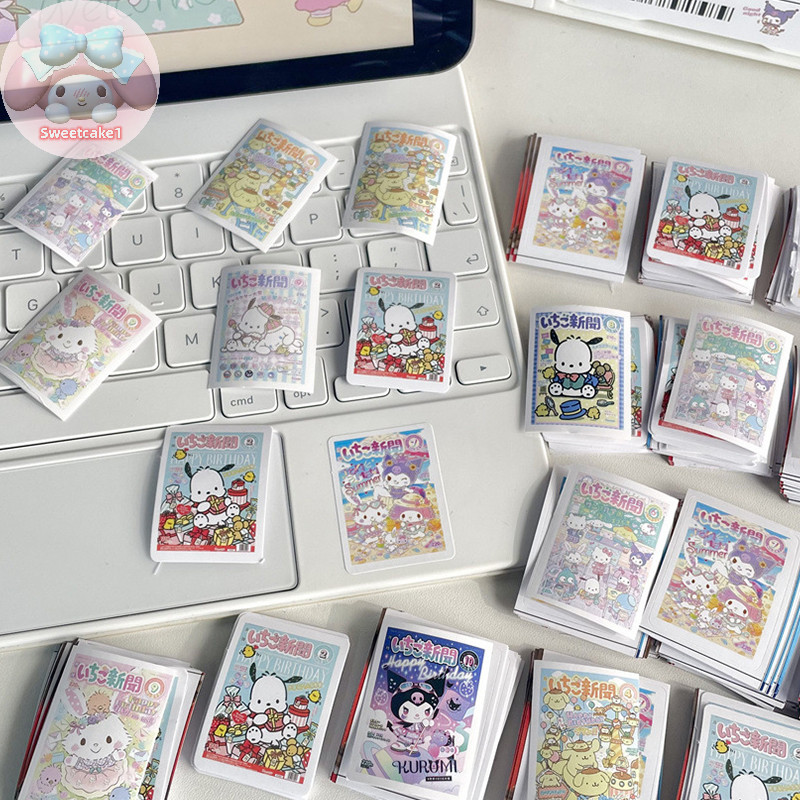 Sweetcake1 100 Chiếc Cinnamoroll Hello Kitty Kuromi Giai Điệu Của Tôi Pompompurin Pochacco Hoạt Hình Poster Dán Anime Đồ Chơi Cho Bé Gái Quà Tặng Sinh Nhật EN