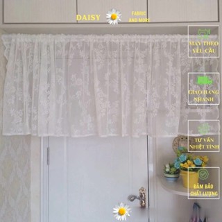 rèm ren decor che kệ bếp ,phong cách hiện đại, màn vải treo tường trang trí decor phòng ngủ