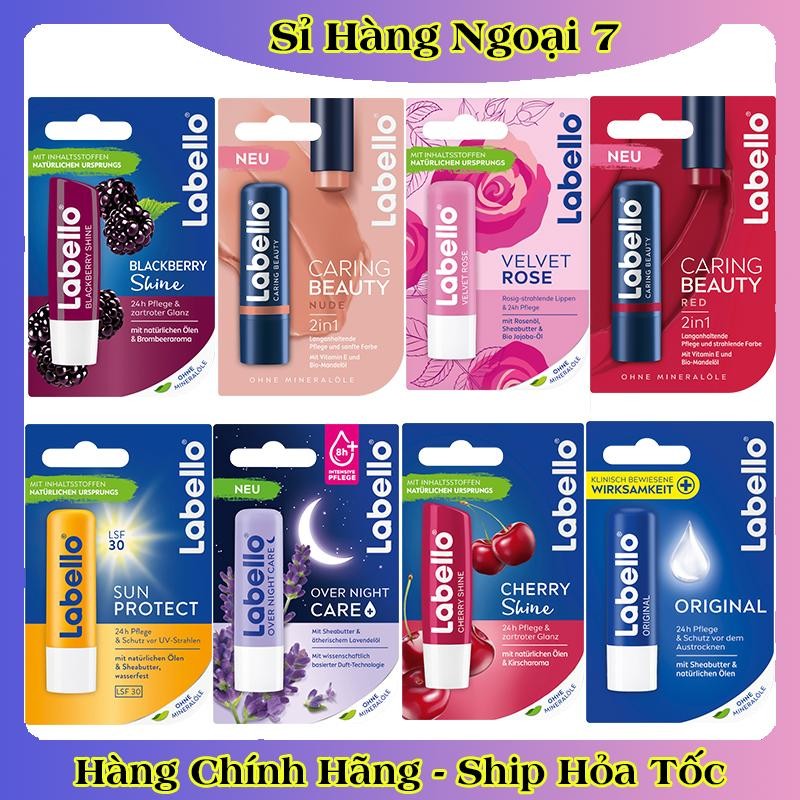 [auth] Son dưỡng môi căng mọng, mềm mịn Labello Đức [Hàng nội địa Đức Đủ Bill] [Hot] .