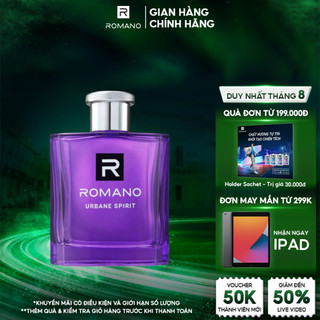 Nước hoa cao cấp dành cho nam romano edp urbane spirit 100ml