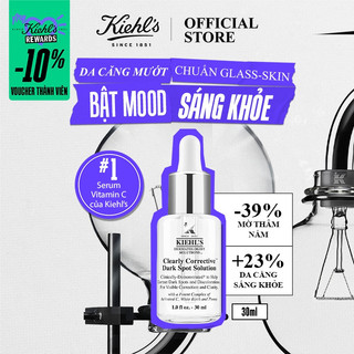 Serum vitamin c làm sáng da & mờ thâm mụn kiehl's clearly corrective™ dark spot solution 30ml
