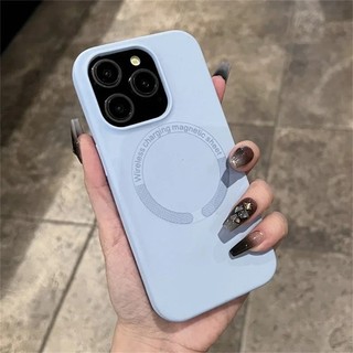 Ốp điện thoại silicon sạc không dây sang trọng cho IPhone 15 14 11 13 12 Pro Max Soft Cover