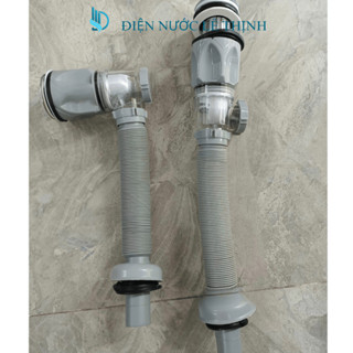 Ống Xả Lavabo - Ống Xả Ruột Gà, Xi Phông, Xả Chậu Rửa Mặt lắp được ngang dọc