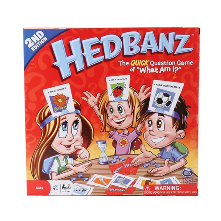 Hedbanz Word Puzzle Game Who I Am Board Game Party Family Friends 25852132230