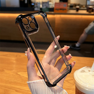 Ốp điện thoại chống sốc trong suốt mạ điện cho IPhone 15 14 11 13 12 Pro Max 14plus 15plus
