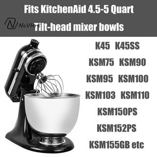 Ncvhrt HOT K45WW 6 dây Whip Đính kèm KitchenAid cho máy trộn đứng đầu nghiêng cho đầu bếp Máy trộn đánh trứng cho máy đánh kem nặng trứng / mới /