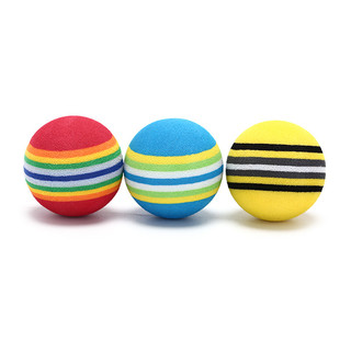 Tmoy 10 Chiếc Xốp Sọc Mưa Xốp Bóng Golf Xoay Luyện Tập Hỗ Trợ Huấn Luyện TCM