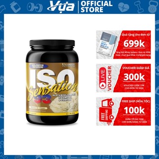 Bột Thực Phẩm Bổ Sung Ultimate Nutrition - Iso-Sensation 93 (2 Lbs) - Hỗ Trợ Tăng Cơ, Giảm Mỡ Hiệu Quả, Chính Hãng
