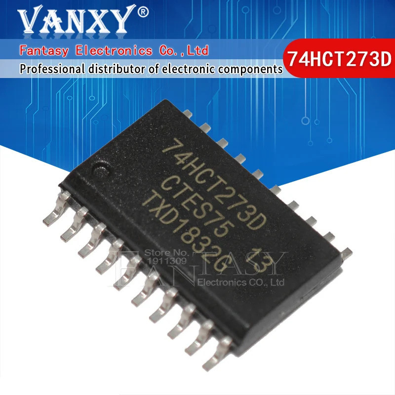 10 74HCT273D SOP 74HCT273 SOP20 SN74HCT273DWR SOP-20