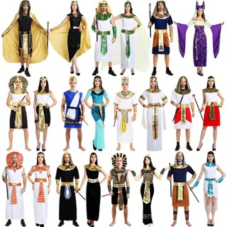 0902-ywwz cosplay Vai trò-chơi người lớn Ai Cập Pharaoh Cleopatra Vua Hoàng tử quần áo vai trò saudi Arabian áo choàng Anime hai chiều Halloween ưa thích ăn mặc bên sân khấu hiệu suất trang phục