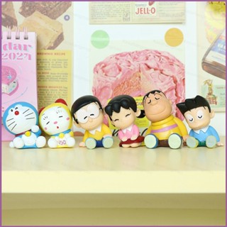 5y 6 Chiếc Doremon Nhân Vật Hành Động Noramyaako Big G Nobita Nobi Shizuka Minamoto Honekawa Suneo Mô Hình Búp Bê Trang Trí Xe Hơi