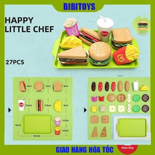 Bộ đồ chơi thức ăn nhanh fast food 27 chi tiết dành cho bé từ 3 tuổi trở lên