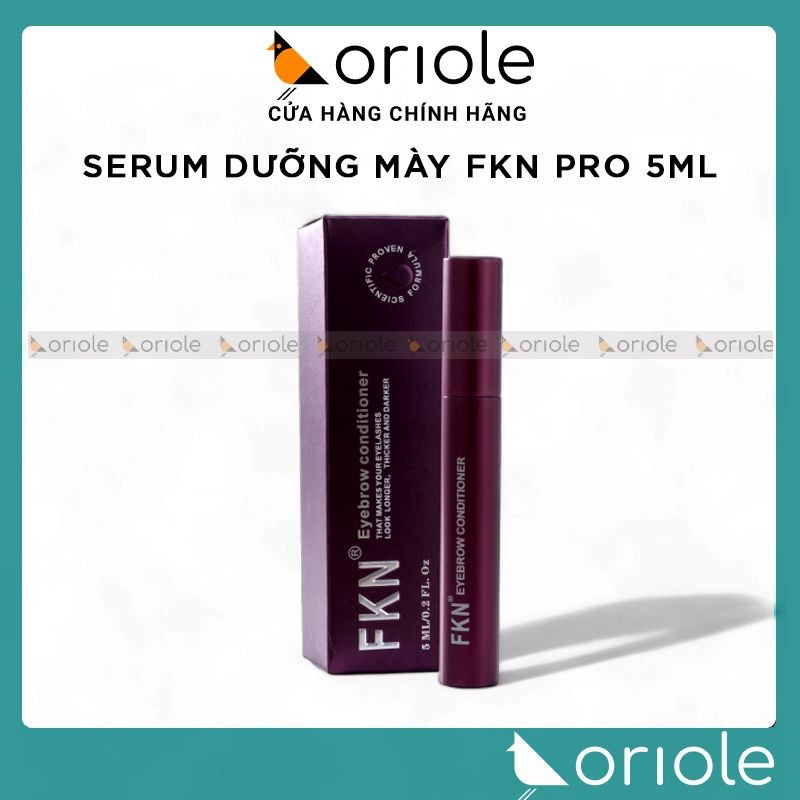 Serum Dưỡng Mày FKN Pro Màu Nâu Eyebrow Conditioner Serum 5ml Chính Hãng - Serum Dưỡng Lông Mày Chắc