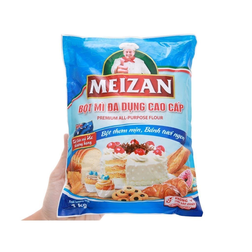Bột mì đa dụng Meizan cao cấp gói 1kg/500g