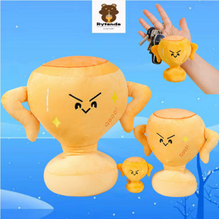 ✨Nóng bỏng✨Hoạt Hình Cúp Búp Bê Sáng Tạo Cúp Sang Trọng Đồ Chơi Nhồi Bông Mềm Móc Khóa Mặt Dây Chuyền Phòng Ngủ Gối Trẻ Em Phần Thưởng Quà Tặng Trẻ Em Đồ Chơi Nhẹ Nhàng Quà Tặng Sinh Nhật Quà Tặng Giáng Sinh