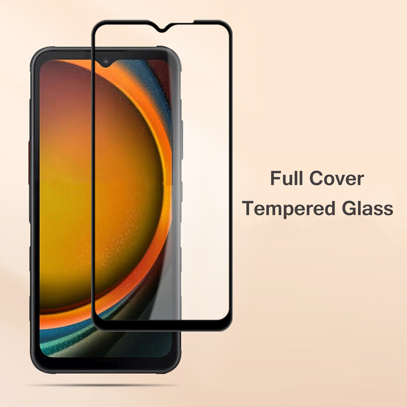 Full Cover Kính Cường Lực Bảo Vệ Màn Hình Cho Samsung Galaxy XCover7 XCover6 Xcover 7 6 Pro 9H Siêu 