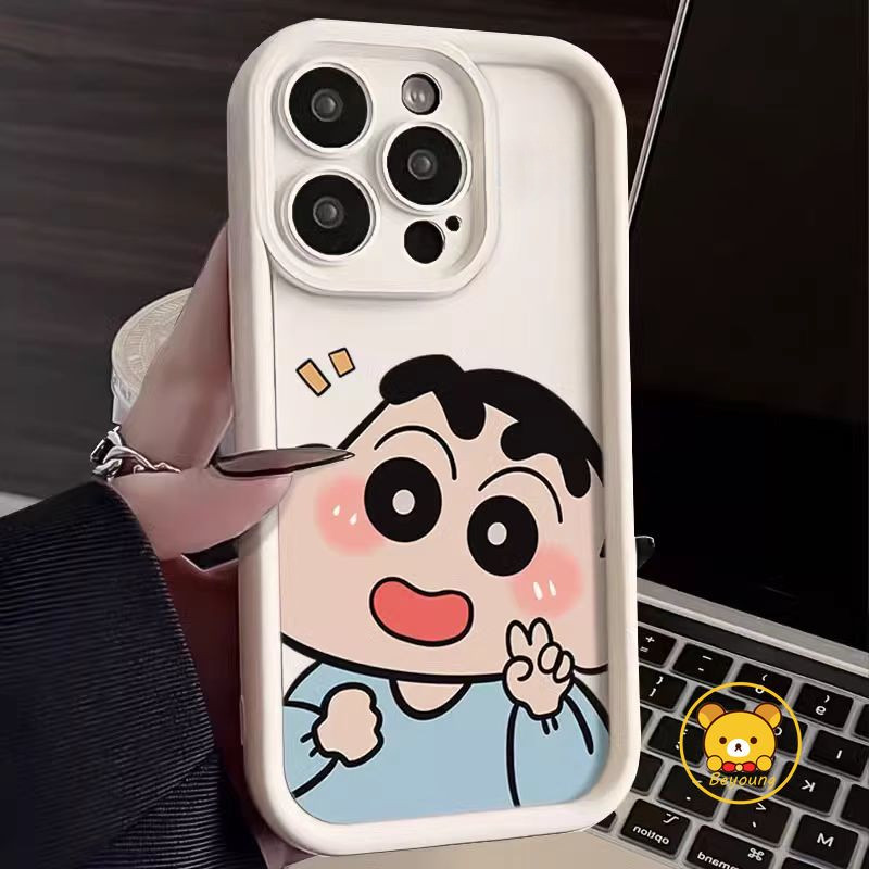 Ốp Điện Thoại Hoạt Hình Dễ Thương Crayon Shin-chan Cho Huawei Pura 70 Pro Honor 9X Pro Nova 12 Ultra