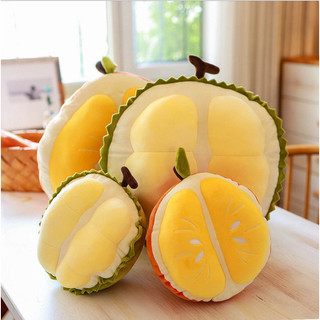 Gối sầu riêng Đồ chơi sang trọng Thắt lưng Hỗ trợ Gối Gối cổ Búp bê búp bê