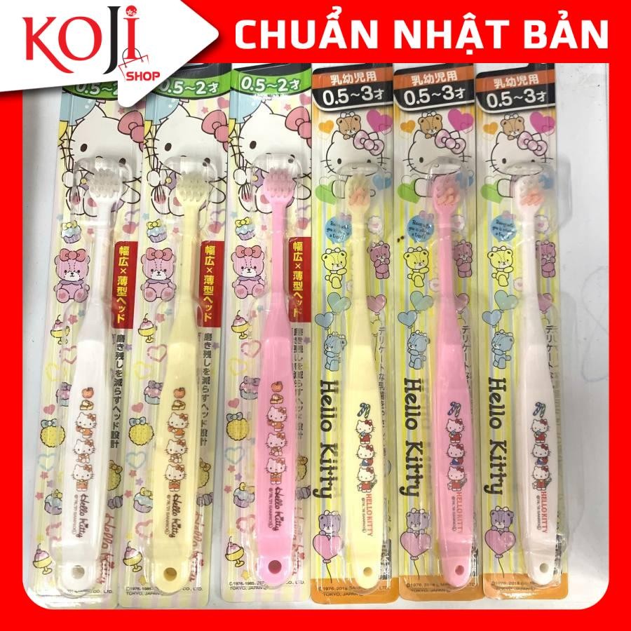 Bàn chải đánh răng trẻ em Hello Kitty (0.5 - 3 tuổi)