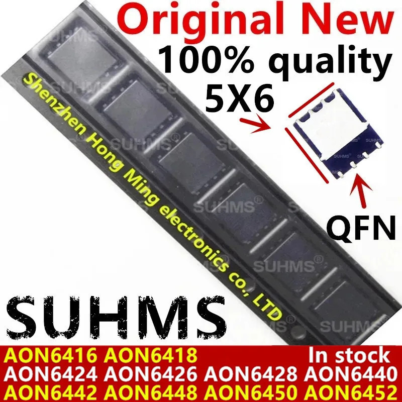 (5 chiếc) Mới AON6416 AON6418 AON6424 AON6426 AON6428 AON6440 AON6442 AON6448 AON6450 AON6452 QFN-8 