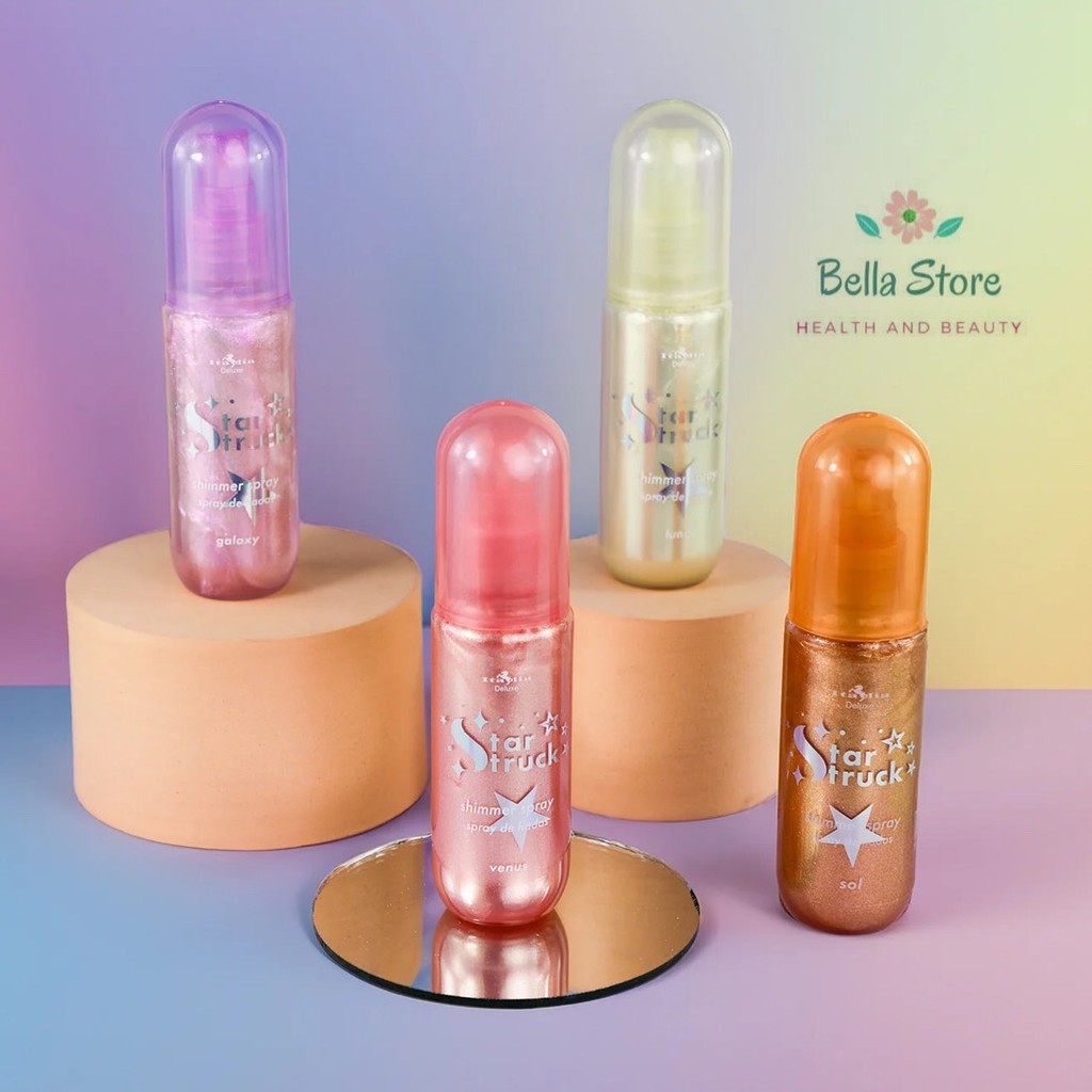 Xịt nhũ tóc và body Italia Deluxe Star Struck Shimmer Spray