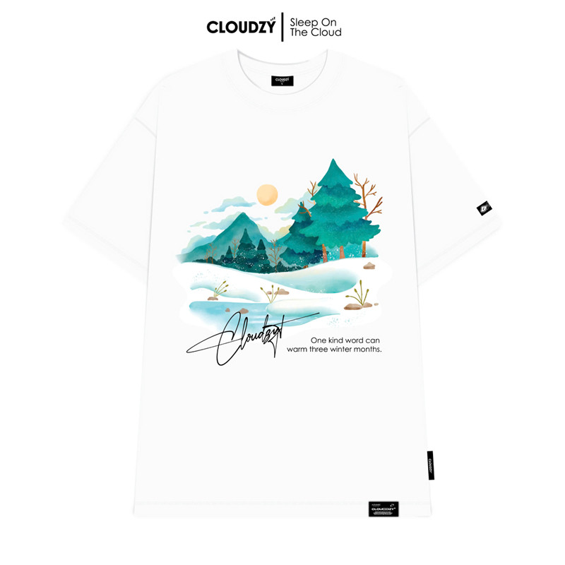 CHÍNH HÃNG Áo phông local brand nam nữ unisex tay lỡ thun form rộng teen cổ tròn oversize CLOUDZY SW